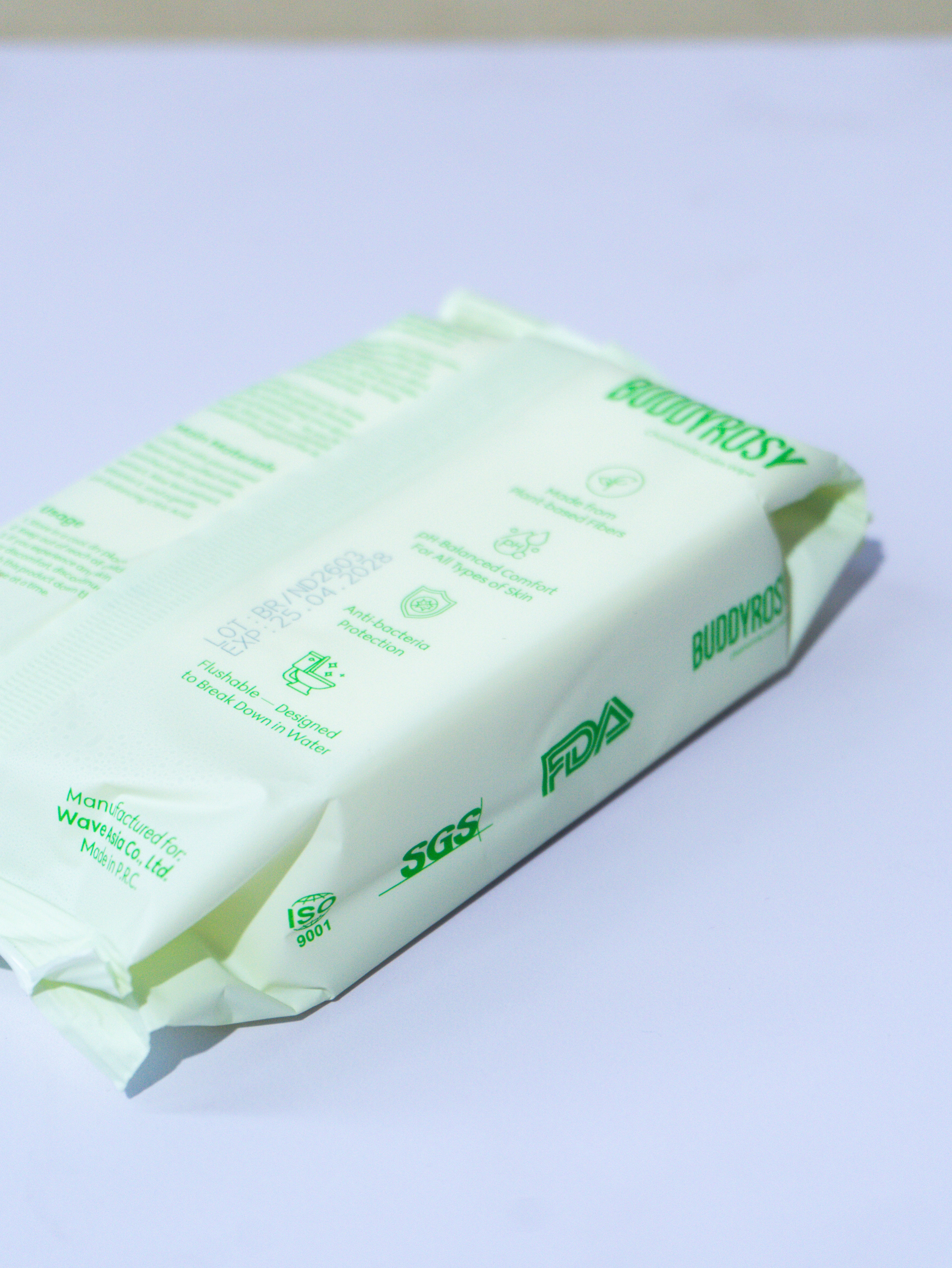 Chamomile Calm Feminine Wipe (25 Flushable wipes)